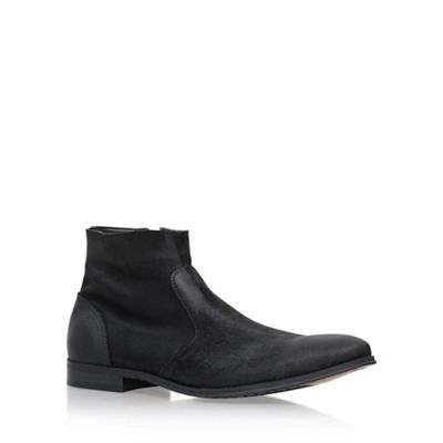 Black 'Reece' flat chelsea boots